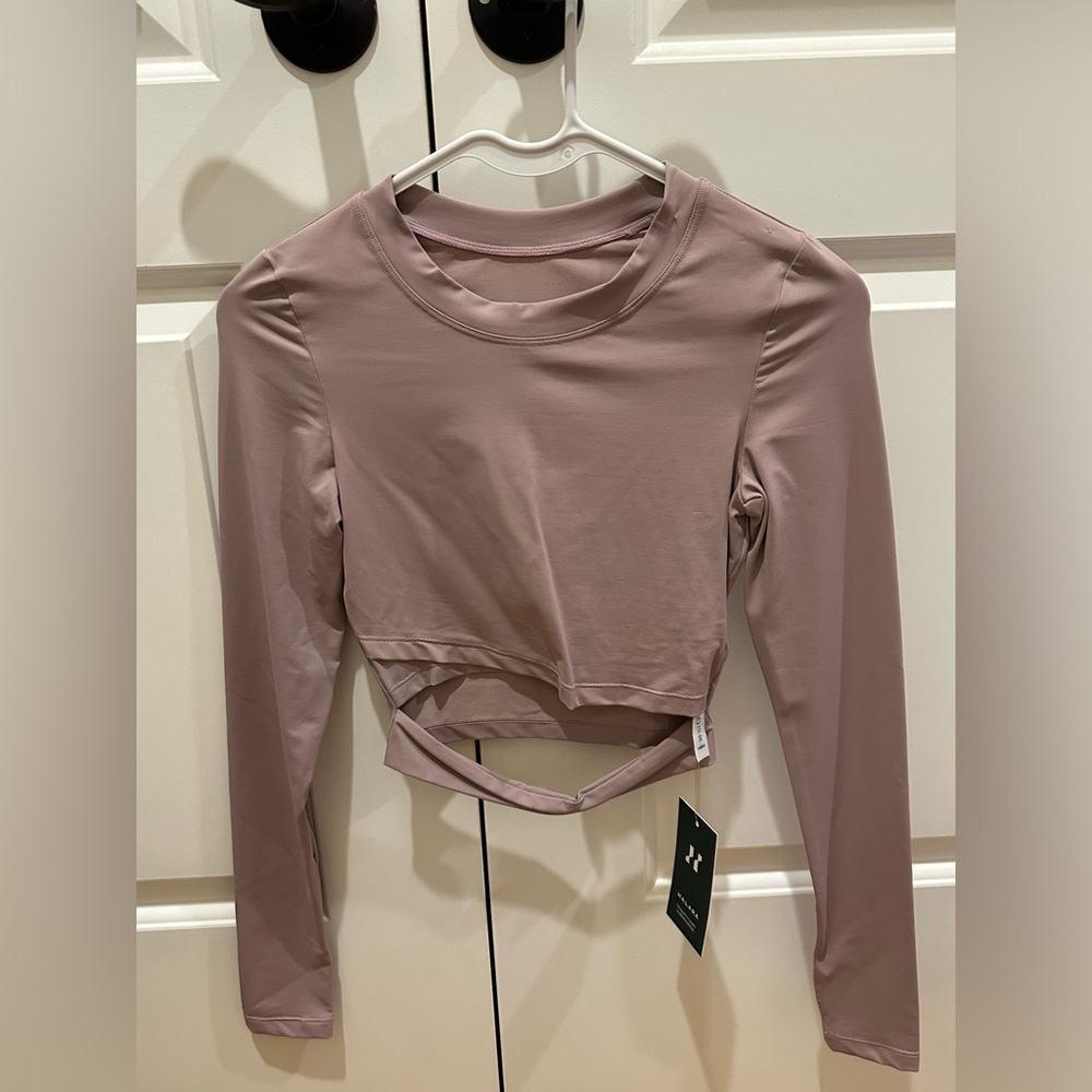 Halara Long Sleeve Cropped Athletic Top - NWT Never Worn - Size S